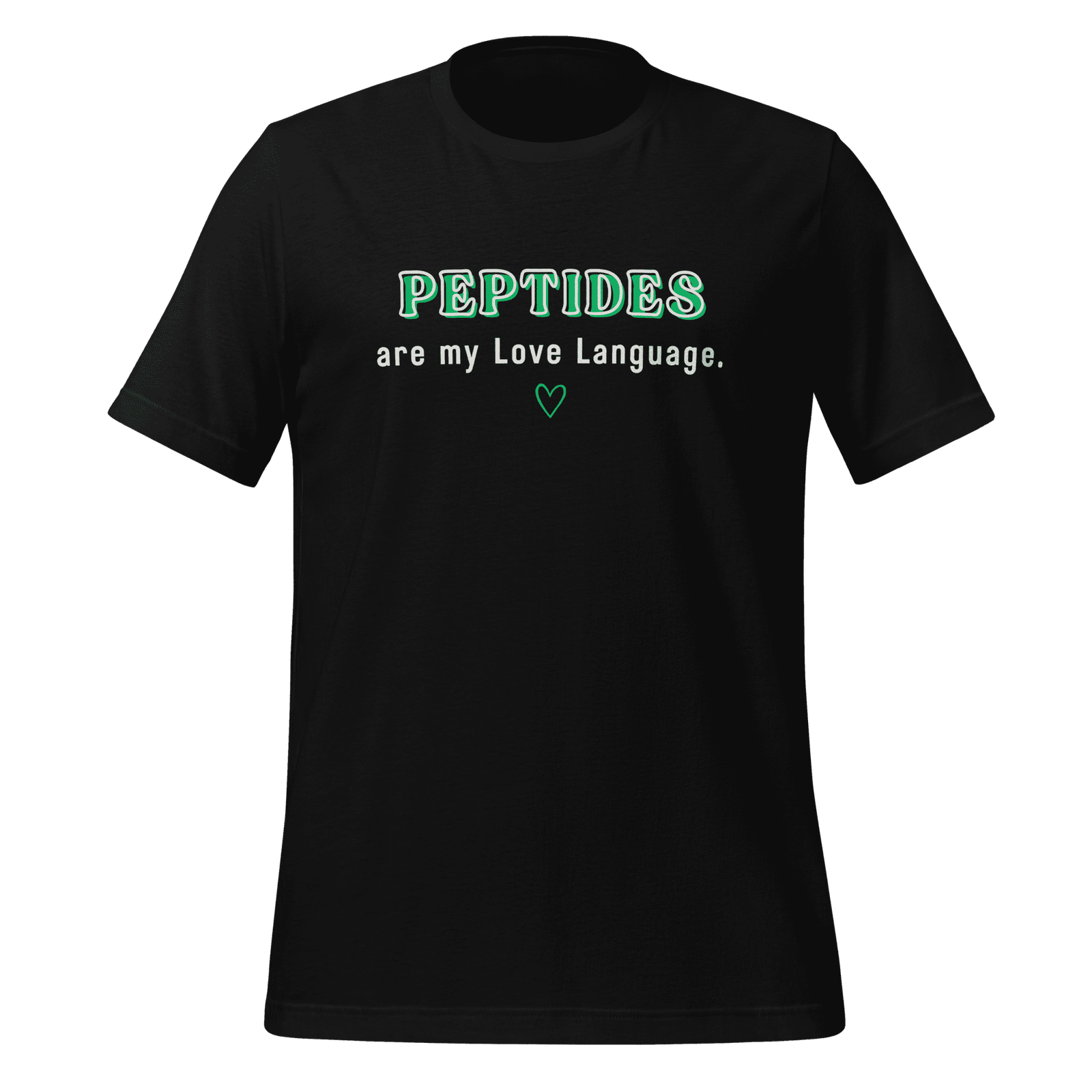 Peptides with Heart (Bella + Canvas)